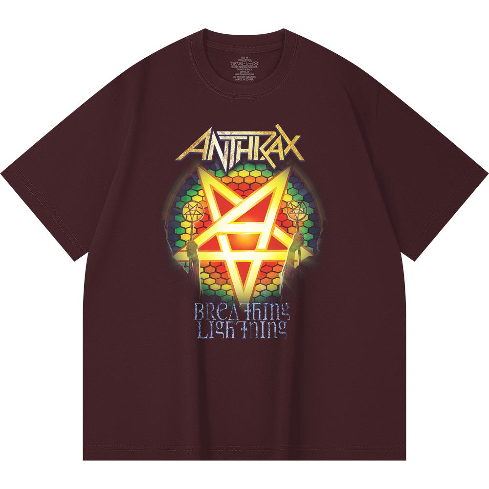 230 Gsm 100% Bomuld Heavy Metal T-shirt Rockband Populær Musik Print Unisex Tung Bomuld T-shirt