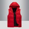 Fashion  Leather Vests Men Casual Warm Male Vest High Quality Loose Vest Men Pu Zipper Waistcoats Brand Mens Sleeveless Jacket
