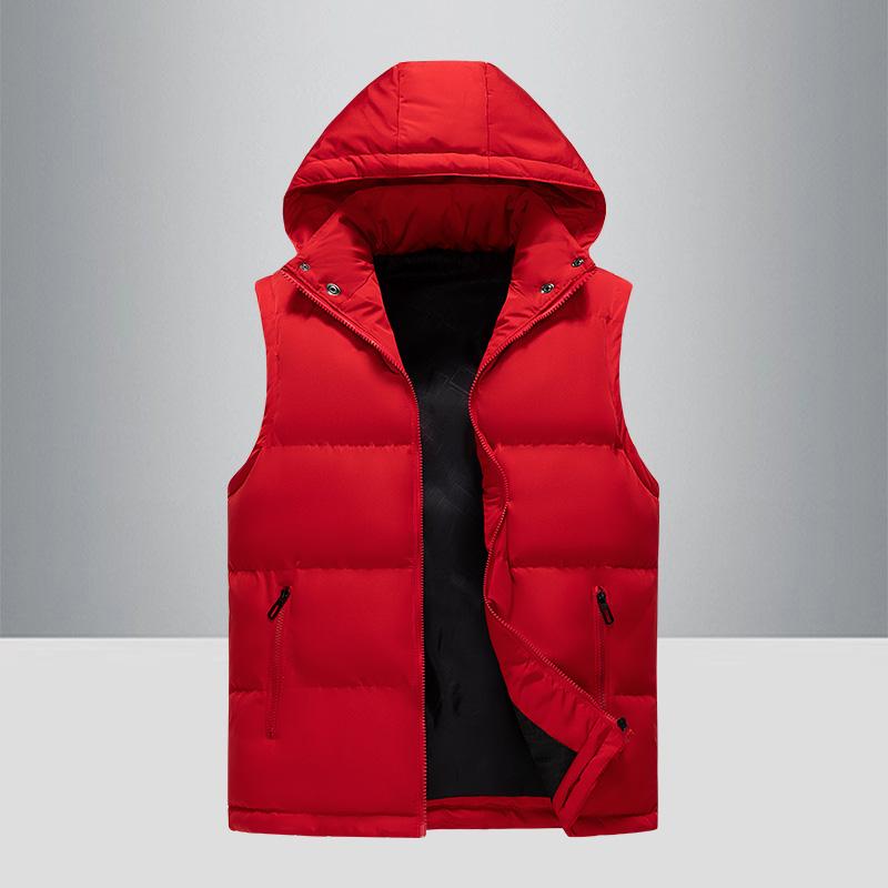 Fashion Leather Vests Men Casual Warm Male Vest High Quality Loose Vest Men Pu Zipper Waistcoats Brand Mens Sleeveless Jacket
