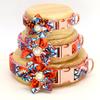 Pet Dog Ethnic Style Flower Metal Buckle Collar