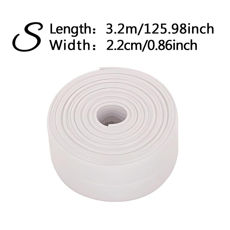 

1PC S Size Bathroom Waterproof Wall Stickers Sealing Tapes 2.2cm Width Self Adhesive Anti Mold Tape Bathroom Kitchen Supply ZYF 2.2CM