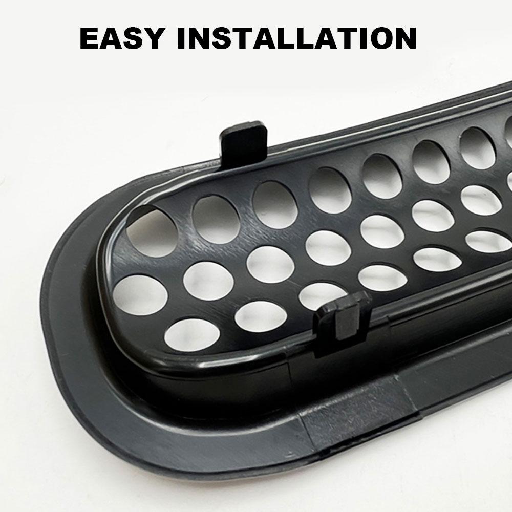 7pcs for Jeep Wrangler JK JKU 2007-2015 Car Clip-in Front Grille Mesh Inserts Mesh Grille Guard Car Exterior Accessories