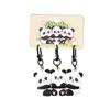 Cartoon Magnetic Snap Keychain Panda Magnetic Keychain Portable Keychain Sets  Bags