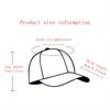 Unisex Urban Style Adjustable Fit 1pc Baseball Cap - 100% Polyester Flat Brim Hat for All Seasons with Sun Protection