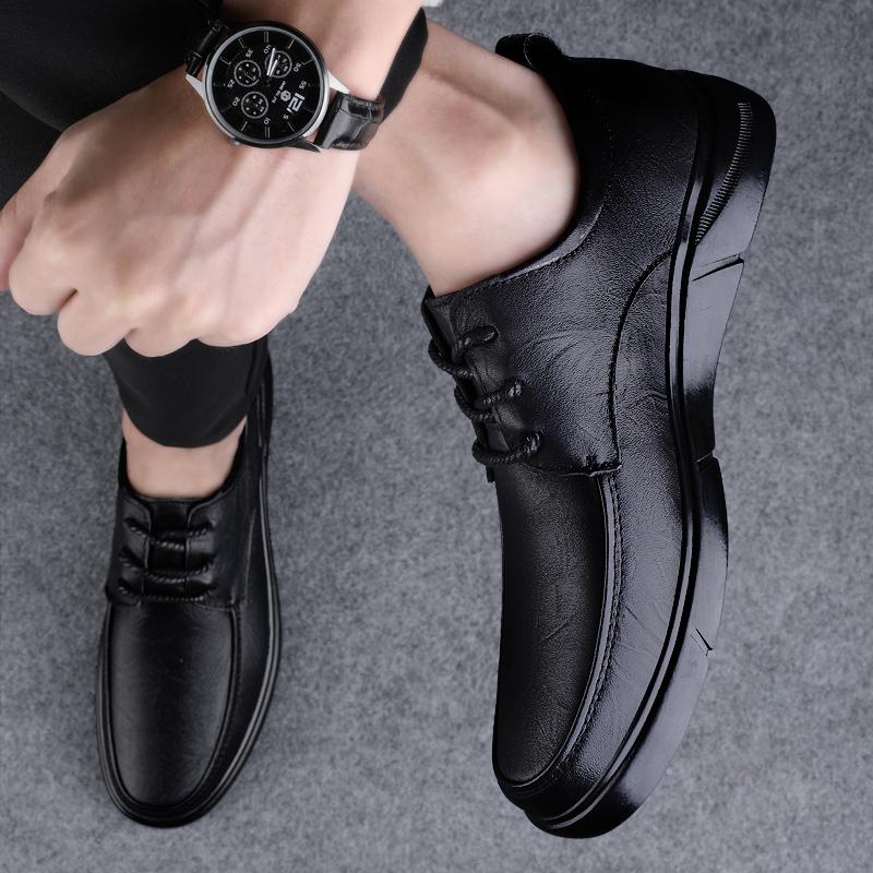 Ekte Lær Herresko Luksusmerke Herre Fritidssko Kuskinn Business Herrefottøy Ekte Lær Gå Sneakers For Mann