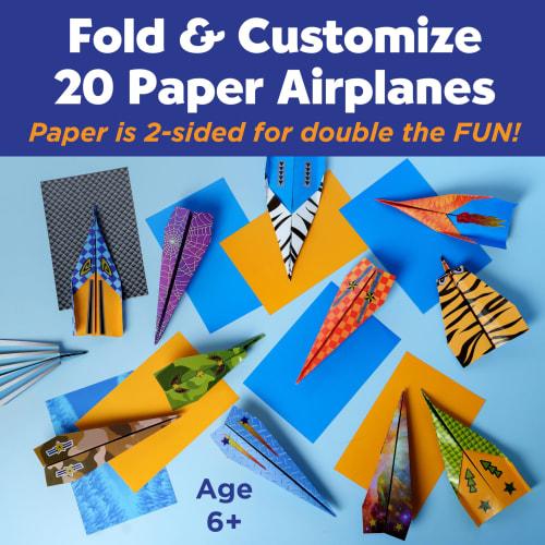Creativity Kids Activity Kit Paper Airplane Squadron (20 Pieces)