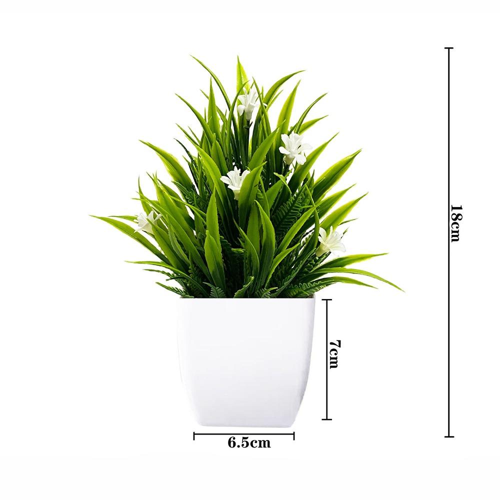 Mini Flower Artificial Flower Potted Greenery Plant Simulated Plants  Home Decoration 1