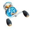 Lei Qiang Full Metal 7-Bearing Drum Reel for Left/Right Hand, Boat & Sea Fishing - Model BF40, BF50, BF60.