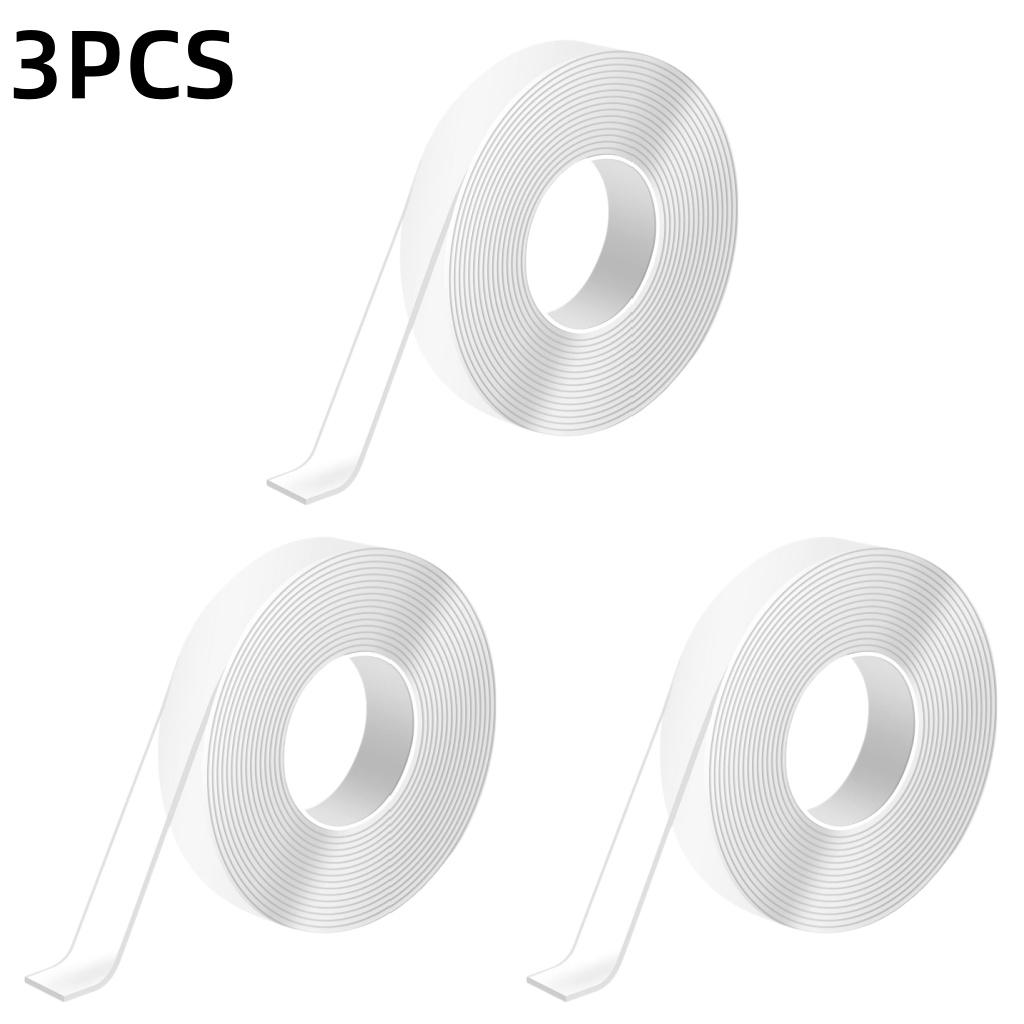 Nano Double Sided Adhesive Tape Extra Strong Glue Two Face Masking Tape Waterproof Traceless Strip Reusable Double Face Tape