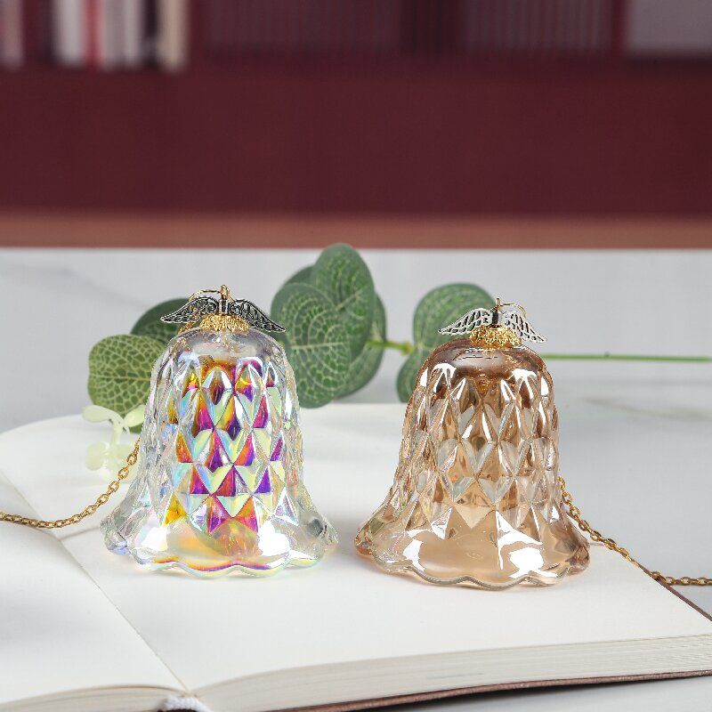 Home Decor Crystal Glass Wind Chime Hanging Ornament, Garden Courtyard Window Decor Hanging Decorations