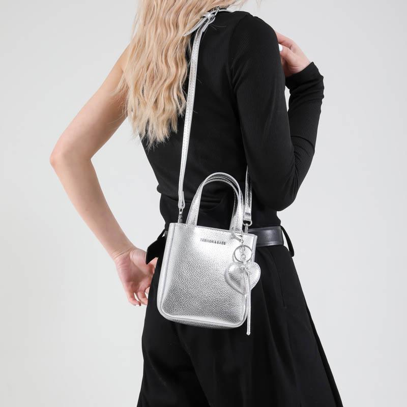 2026 Hot Sale Fresh Simple Fashion Gold Shoulder Bags New Solid Color PU Zipper Popularity Small Square Crossbody Versatile Bags