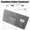 Car Sun Visor Storage Bag Glasses Clip Sunglasses Card Key Phone Holder For JEEP Grand Cherokee Renegade Compass Wrangler Trail AKV1