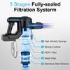 INSE N5 Handheld Vacuum Cleaner, Fully Sealed Five-Stage Filtration System, 2200 mAh Battery, 1.2 Liter Capacity
