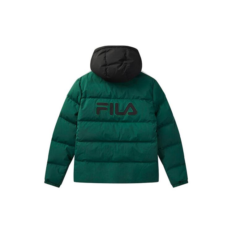 FILA Down Jackets Men's Matsuyama Green Hooded Moderate Other F51M048901F-GN