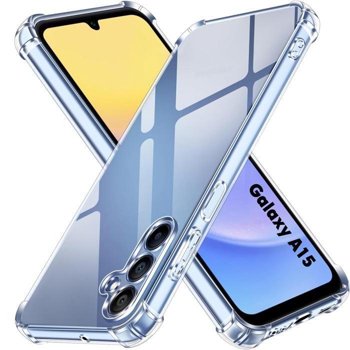 Coque - Phonillico - Samsung Galaxy A15 4G/5G - Antichoc - Silicone Souple - Transparent