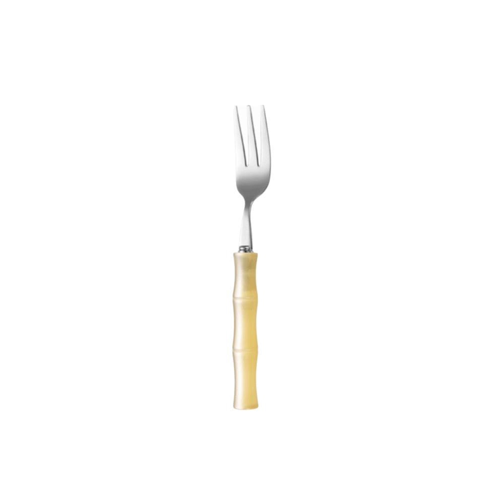 Bamboo Shape Handle Fork and Spoon 304 Stainless Steel Bamboo Handle Cutlery Home Kitchen