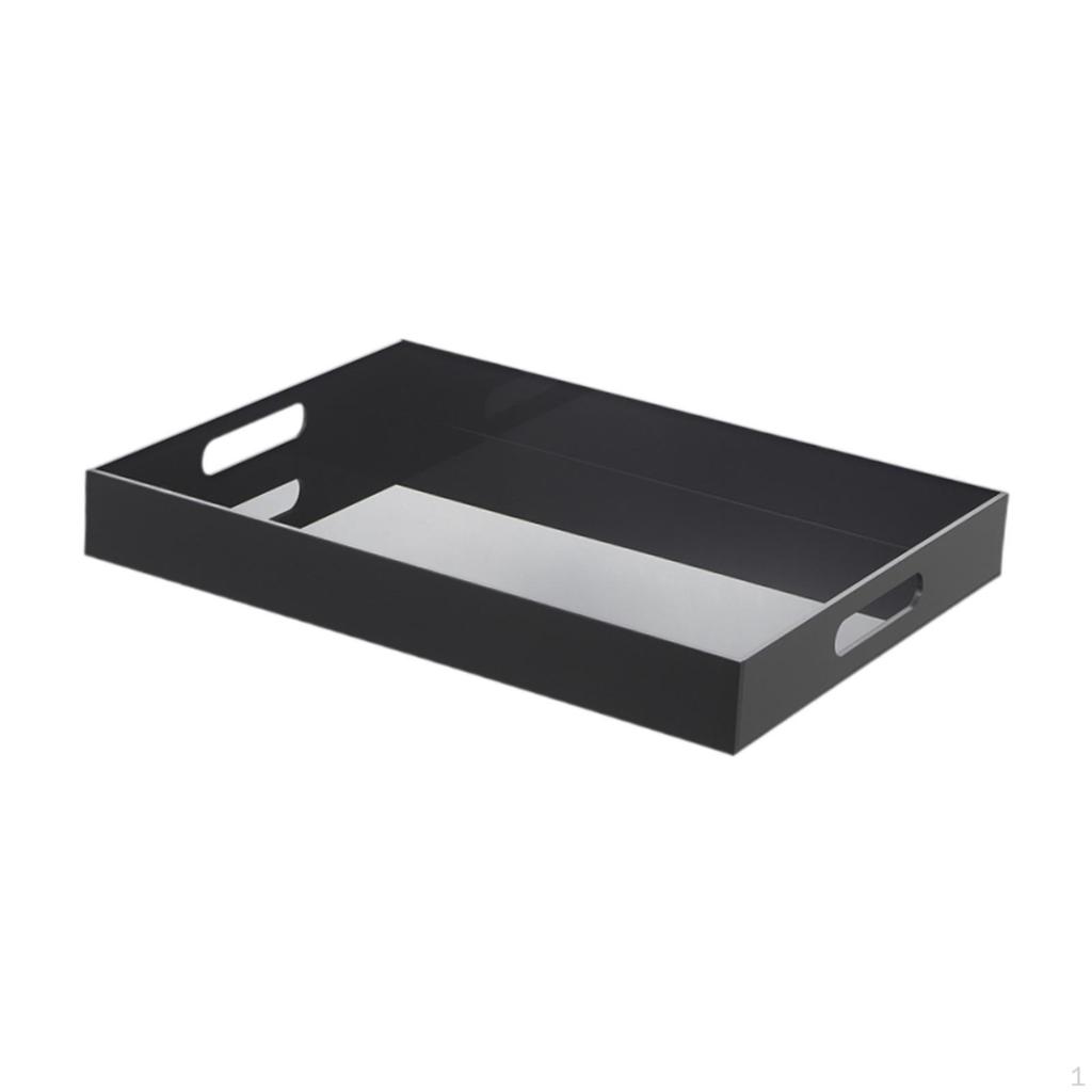 Akrylátový servírovací tác Koupelnový toaletní organizér Multifunkční zásobník na ovoce Průhledný pro