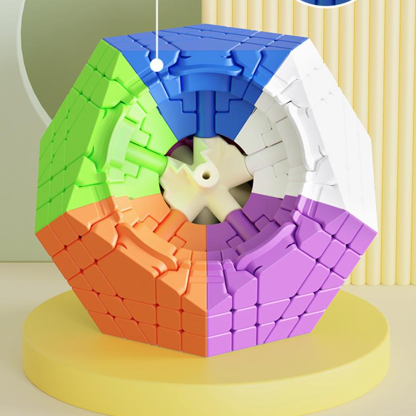 Shengshou Gigaminx Cube Stickerless 5X5 Dodecahedron Puzzle Cube Speed 12 Faces Megaminx Magico Cubo Toy Children'S Gift