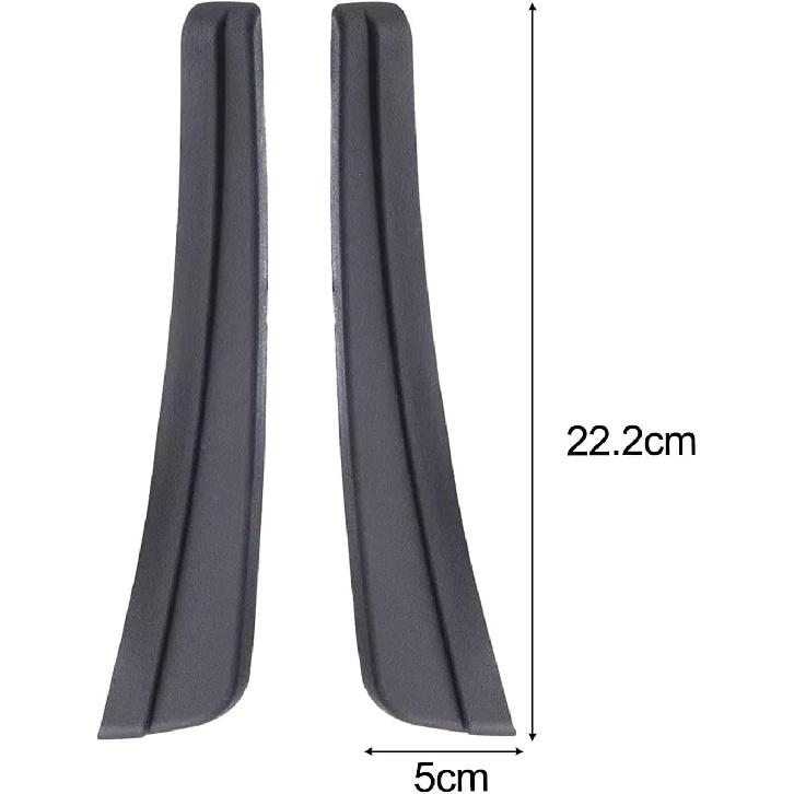 Pair Front Windshield Molding GJ5Z78018A16AB for Ford for Escape 17-19 Windshield Outer Trim Pillar Front Molding Right+Left Replacement
