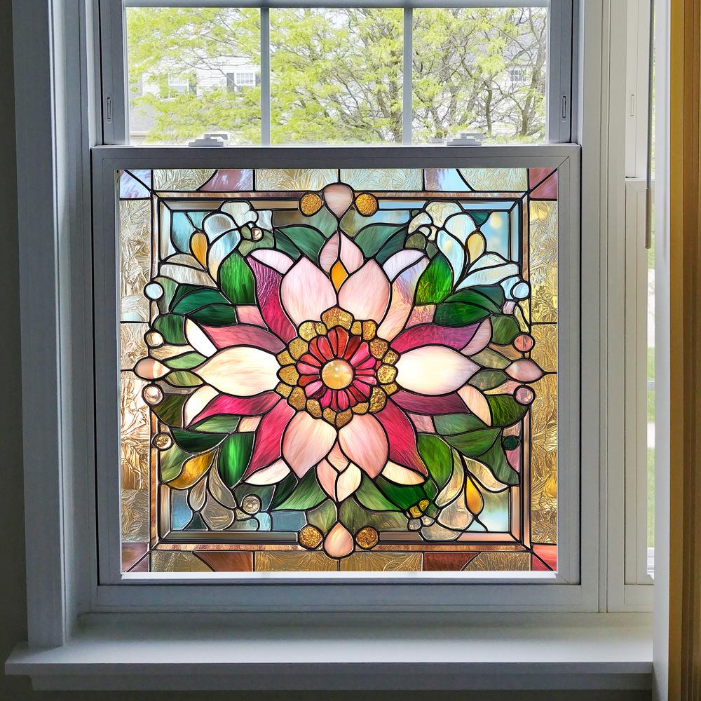 BL301-330 Colored PVC Static Cling Window Film - No Glue Home Decoration