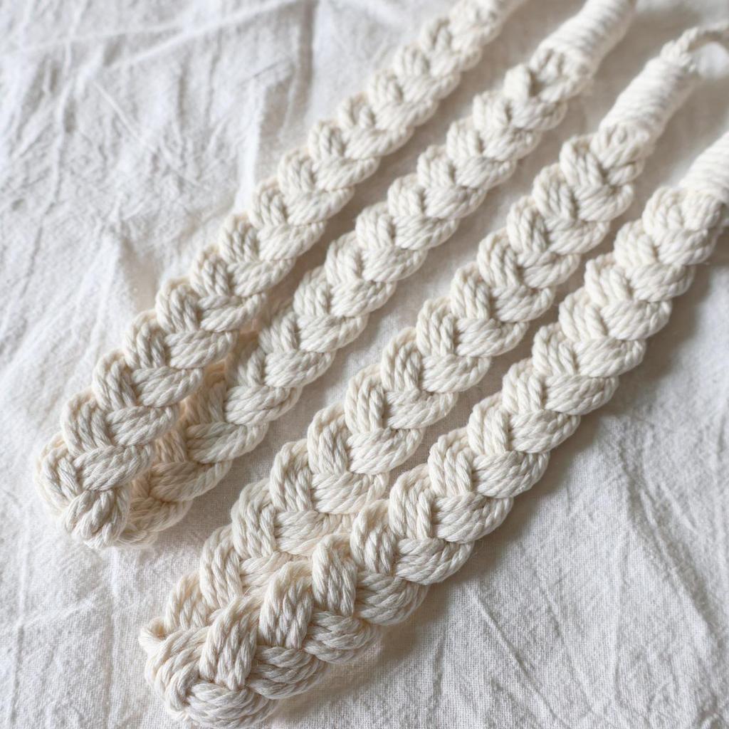 Nordic Style Cotton Linen Rope Curtain Tie-Back Strap
