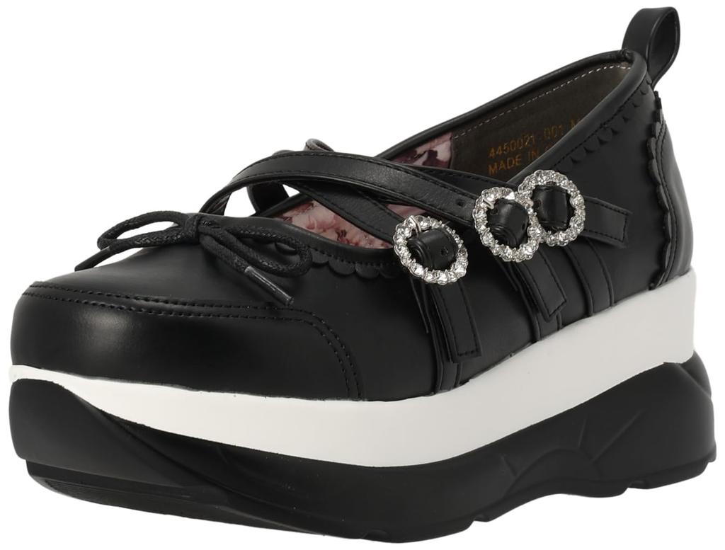 Yosuke Platform Shoes 4450021 Women's Black Size 22.0cm-22.5cm