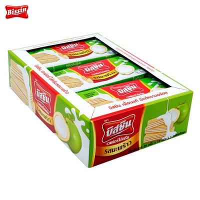 Bissin Hindistan Cevizi Gofret 12 Poşet 348 gr 1 adet / 3 adet - Thai Snack