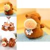 Capybara Animal Plush Keyring Cute Water Bear Toy Suitable For Bag Decor And Gifts