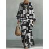 Women’s Vibrant Watercolor Print Batwing Sleeve Top & Wide Leg Pants