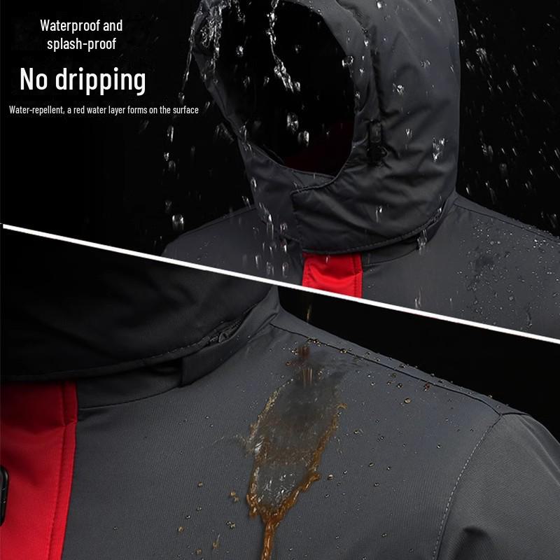 Men's  Outdoor Fleece Thickened Jacket Fleece Thickened Warm Winter Single-layer Cold-proof Waterproof and Windproof