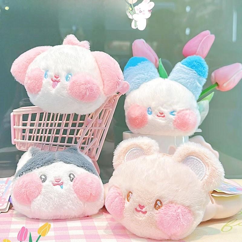 Wallet Plush Puppy Cartoon Animal Purse Backpack Pendant Outdoor Bag Storage