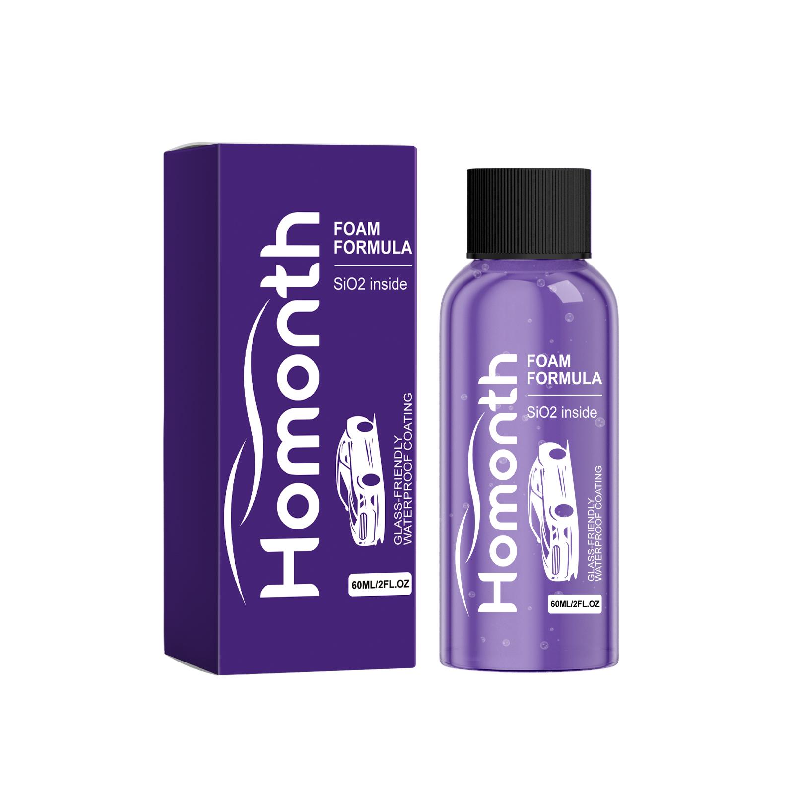 Homonth Car Glass Waterproof Coating Rain-Repellent Clear Vision Window Rearview Mirror Coating Agent 60ml