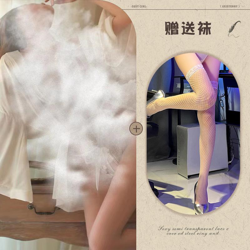 Night listening incense lingerie sexy lace onesie women's passion suit pure desire hollow uniform temptation 874