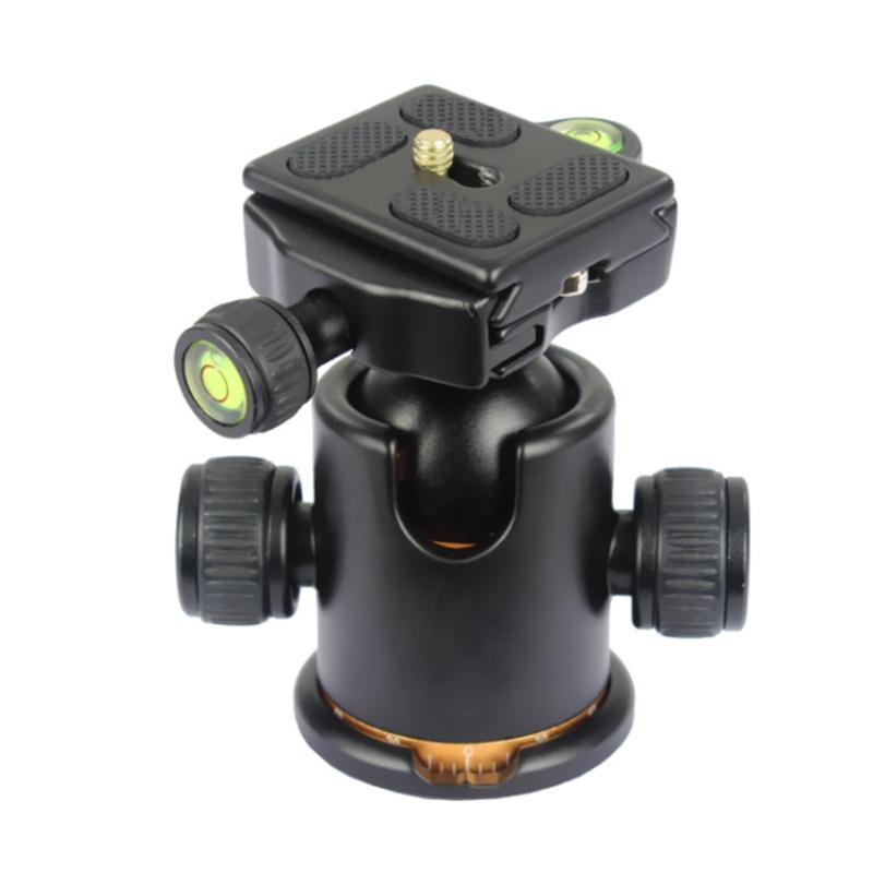 Metal Tripod for Head 360 Degree Rotating Panoramic Quick te for Tripod Monopod Slider Camera Camcorder