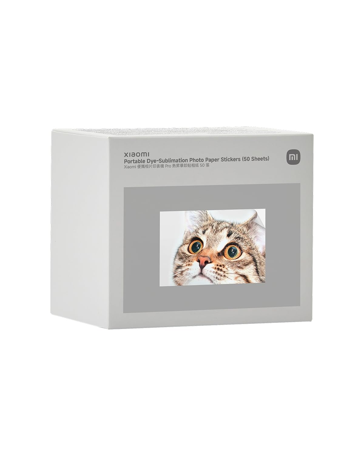

Портативный фотопринтер Xiaomi для моментальной печати фотографий с наклейками, автоматический, для забавных фото, сублимационный, наклейки, 50 штук, матовый, ламинирование, 3-дюймовый белый