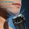 Compact German Electric Steel Shaver for Men - Portable Beard Trimmer for Car Use
