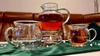 GLASS JUG FOR WATER JUICE TEA HOT 1L