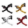 nakira Brake Clutch Lever Set Ninja250 Ninja400 Z250 Z400 Versis-X250 (Black)