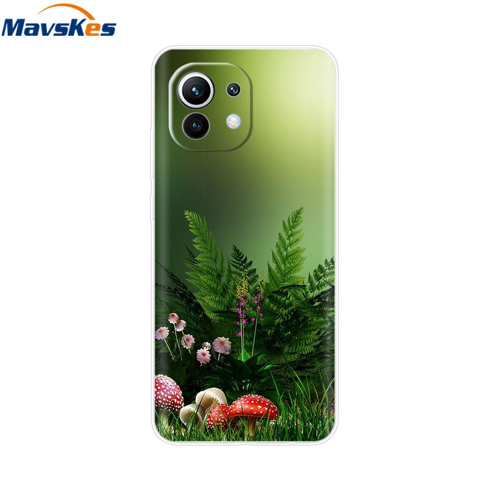 Clear Case for Xiaomi Mi 11 Lite NE 5G Mi11 lite Soft TPU Transparent Shockproof Phone Cover For Xiomi Mi11lite Mi 11 lite NE 5G