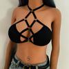 Women Sexy  Bandage Lingerie Hollow Strappy Bra Corset Push Up Top  Underwear