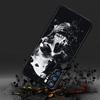 Phone Case Cover For Oppo A17 A31 A54 A57 A78 A79 Find X5 X6 Reno 7 8 10 11 12 13 F Pro 5G Soft TPU Shell Terror Black Skull Bag