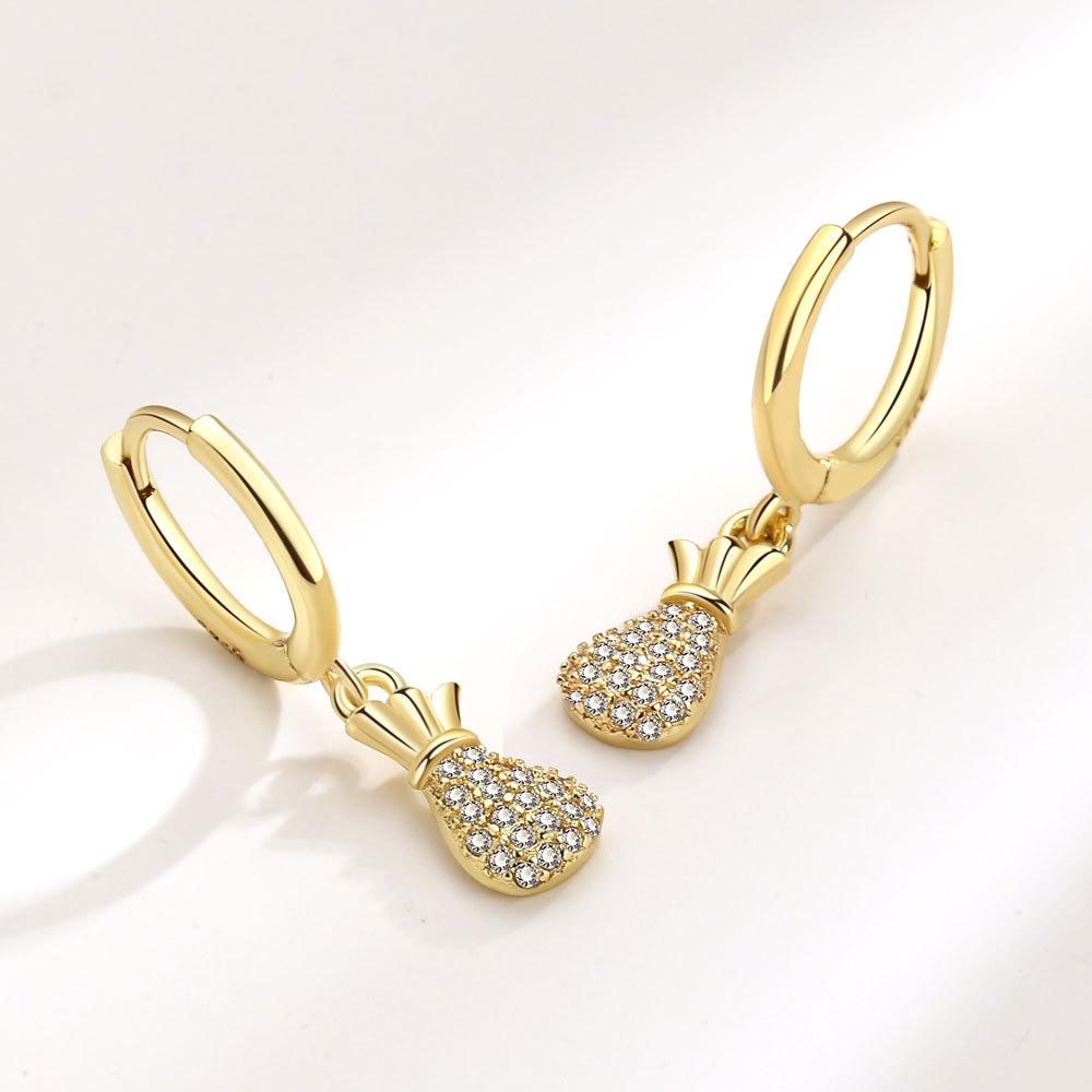 925 Sterling Silver Heart Hoop Earrings Stud Earrings Silver Women Star Butterfly Earrings for Women Jewelry Gift E357