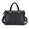 Balidiya Genuine Leather Business Briefcase, 14-inch Laptop Bag, Women's and Men's Large Capacity, Waterproof, Shoulder Bag for Job Hunting,