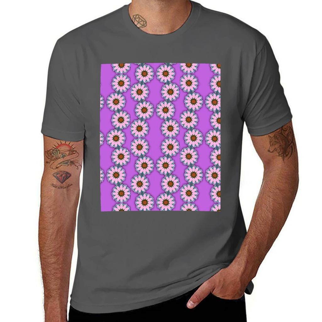 Daisy Chain Pink Tshirt Lightweight Gym Training Tshirt