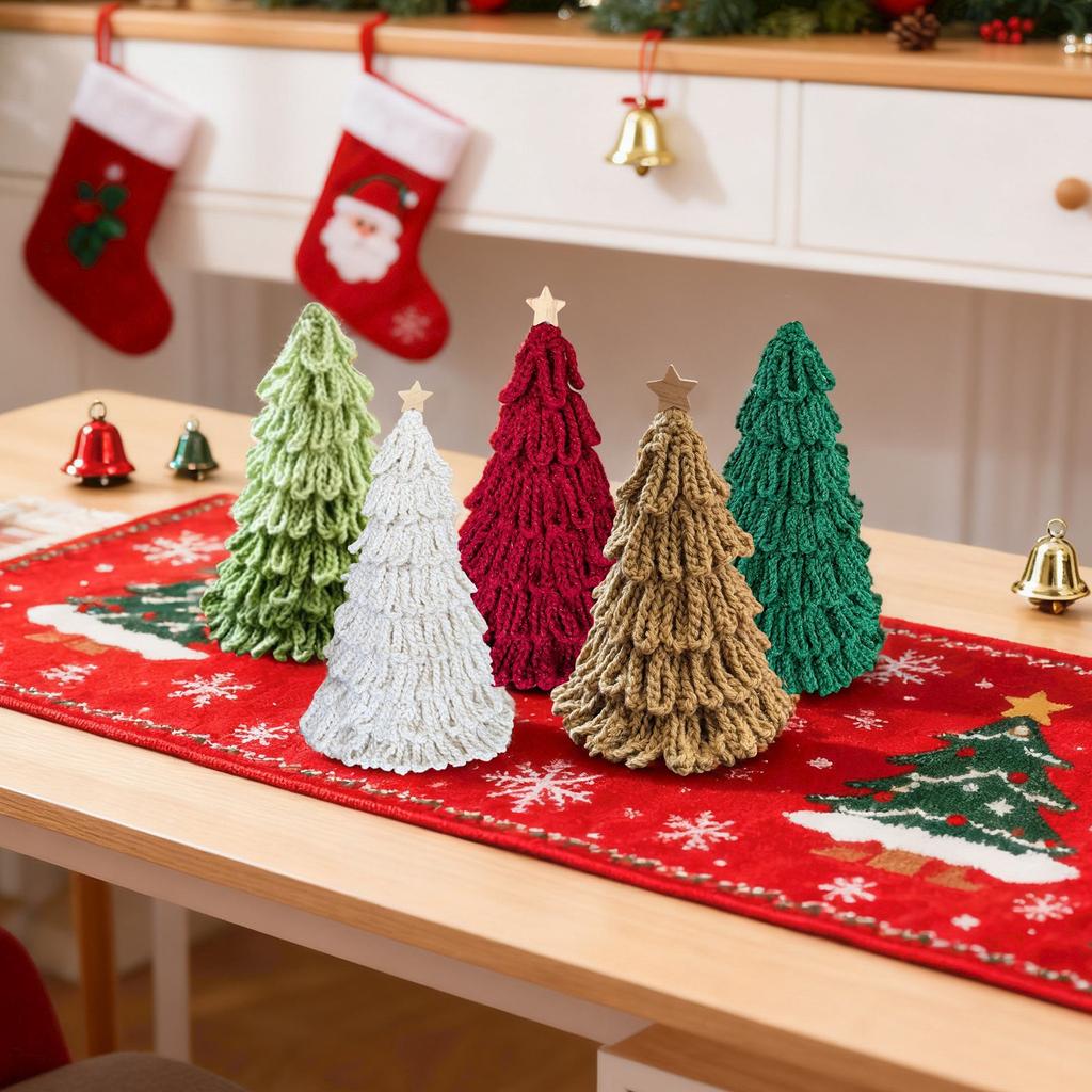 20cm Christmas Tree Plush Decoration Ornaments Simulation Decoration Christmas Tree
