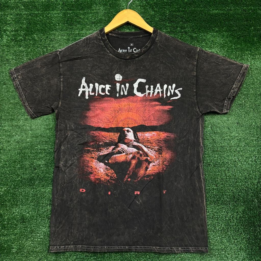 Alice In Chains Dirt Est 1987 Rock Band Mineral Wash T-Shirt Size Medium Unisex T-Shirt