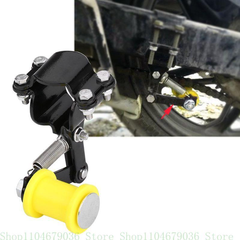 Universal Aluminum Motorcycle Chain Tensioner Adjuster Roller Tools Modified Accessories for Dirt Pit Bike ATV Motocross
