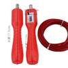 2.6m Adjustable Length Skipping Rope Exercise Gym Training Sports Tool with Counter (red)