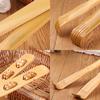 18" Handy Bamboo Massager Back Scratcher Wooden Body Stick Roller Itch Relaxer