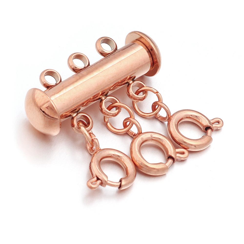 Stainless Steel Spring Buckle Multiple Multi Chain Lobster Clasps Separator Hook Connectors For DIY Jewelry Making Accessories